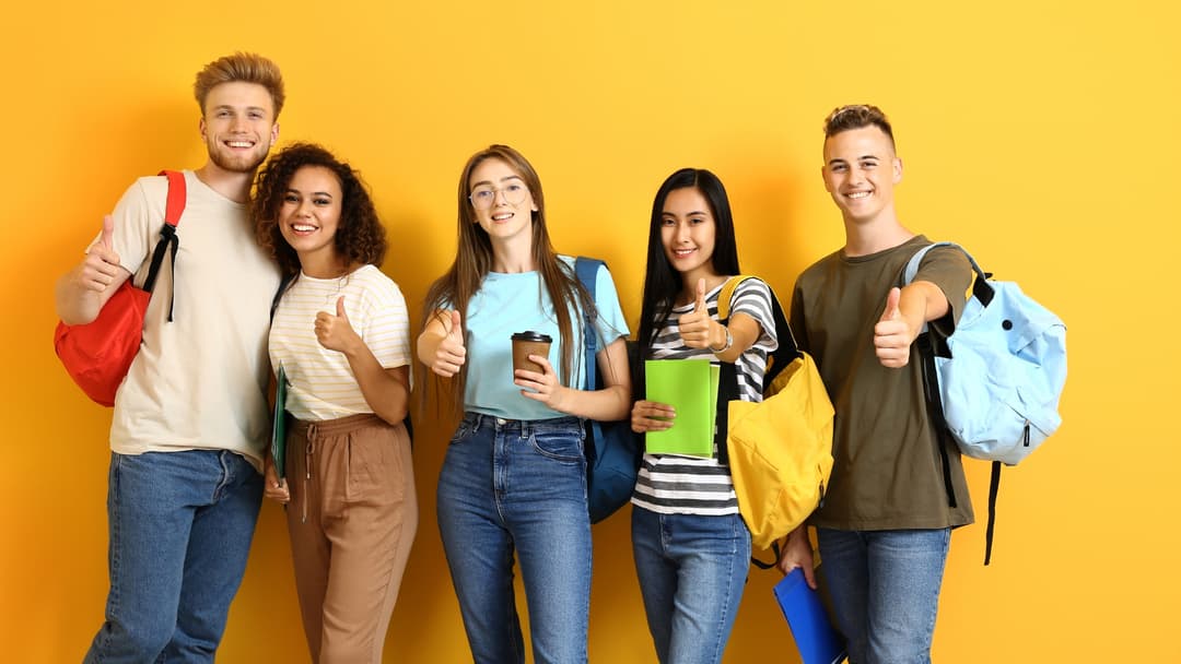 Studierende mit LUMEUS App zur Stressreduktion